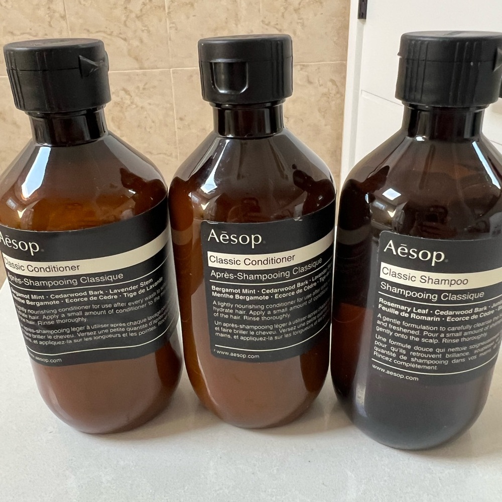Aesop Classic Shampoo and Conditioner Set of 3